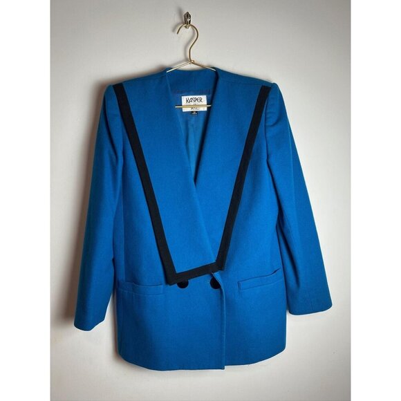 Vintage Kasper Blue Blazer - Picture 9 of 10